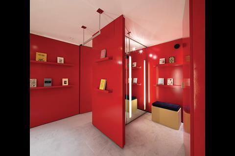 50,000 tomes have been used to create the appearance of a bookshop